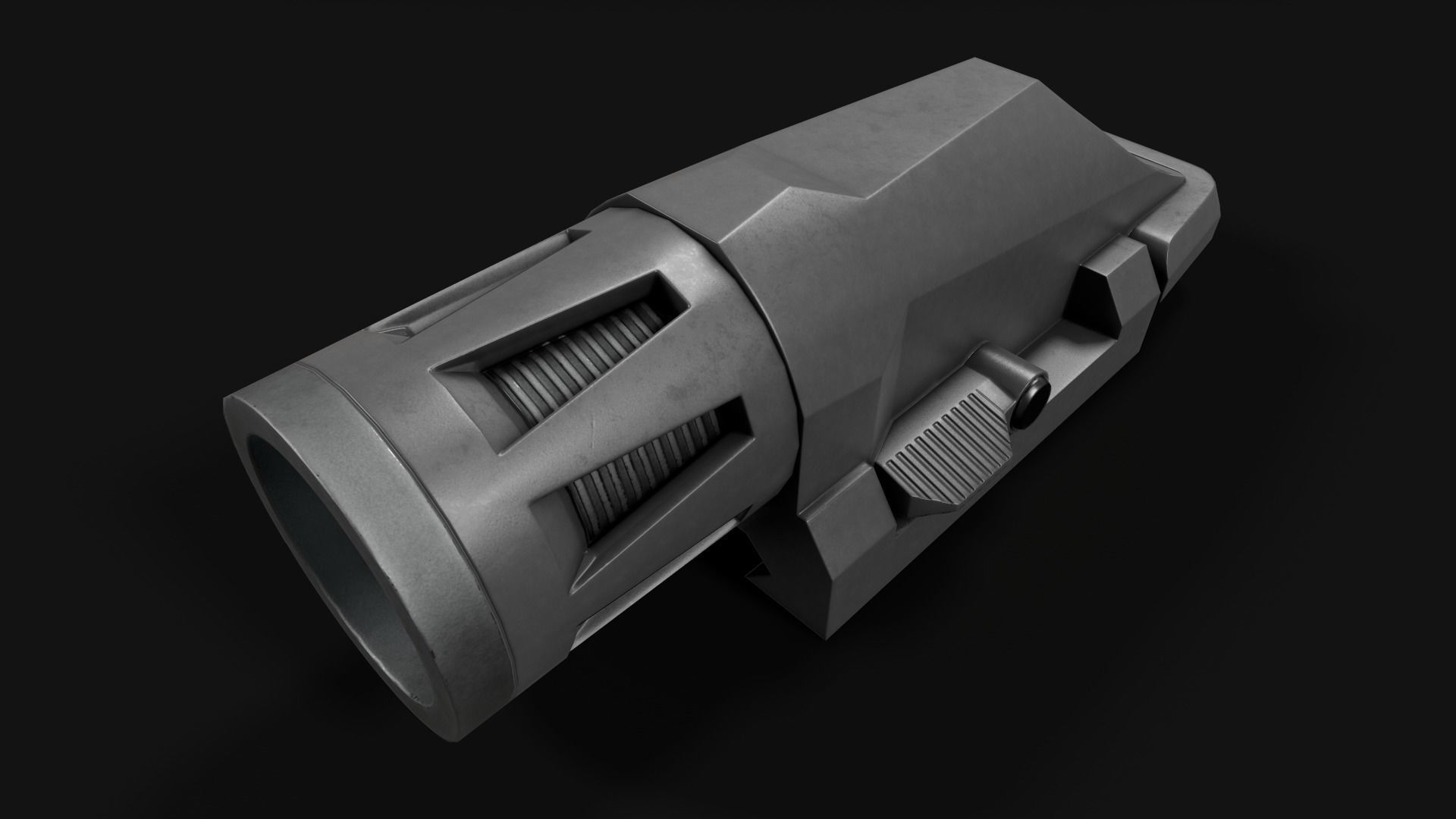 Inforce WML Rifle Weapon Mounted Light Low-poly 3D model_12