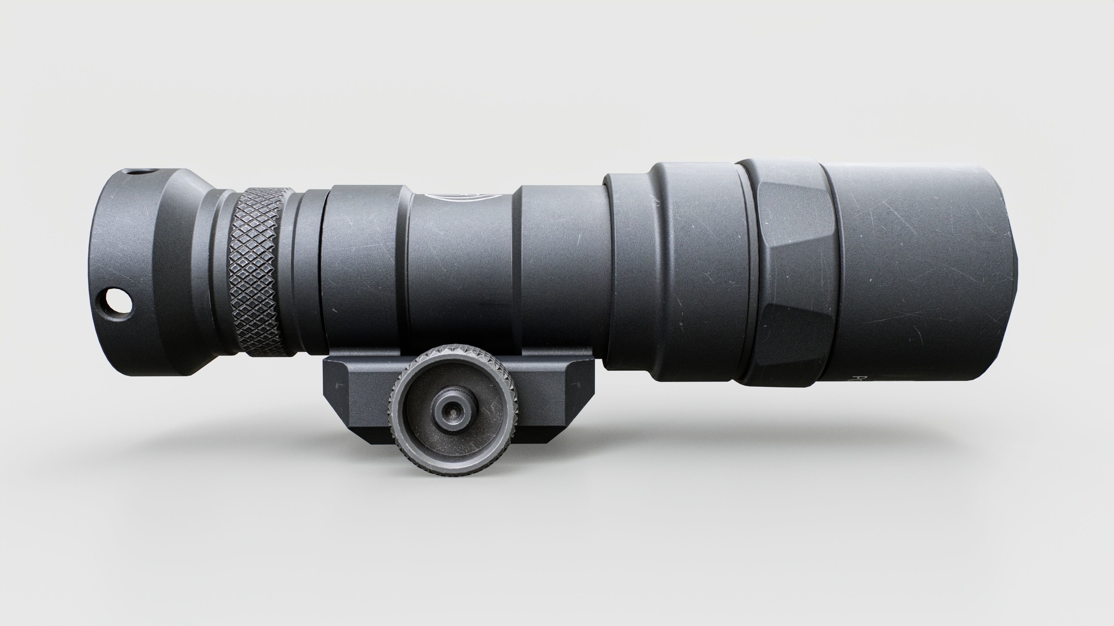 Surefire M300C Compact LED Scout Rifle Weapon Mounted Light Low-poly 3D model_12