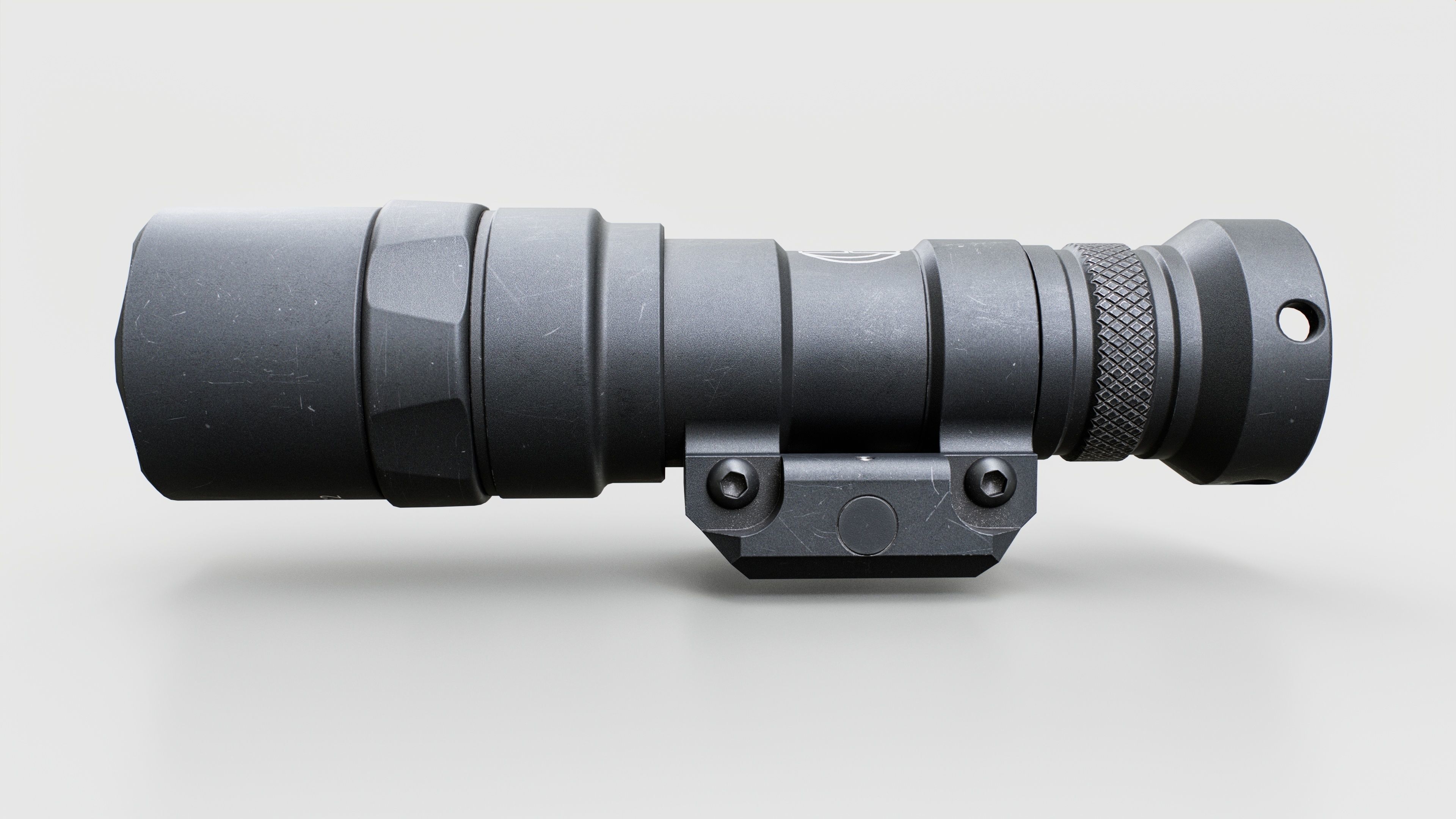 Surefire M300C Compact LED Scout Rifle Weapon Mounted Light Low-poly 3D model_6