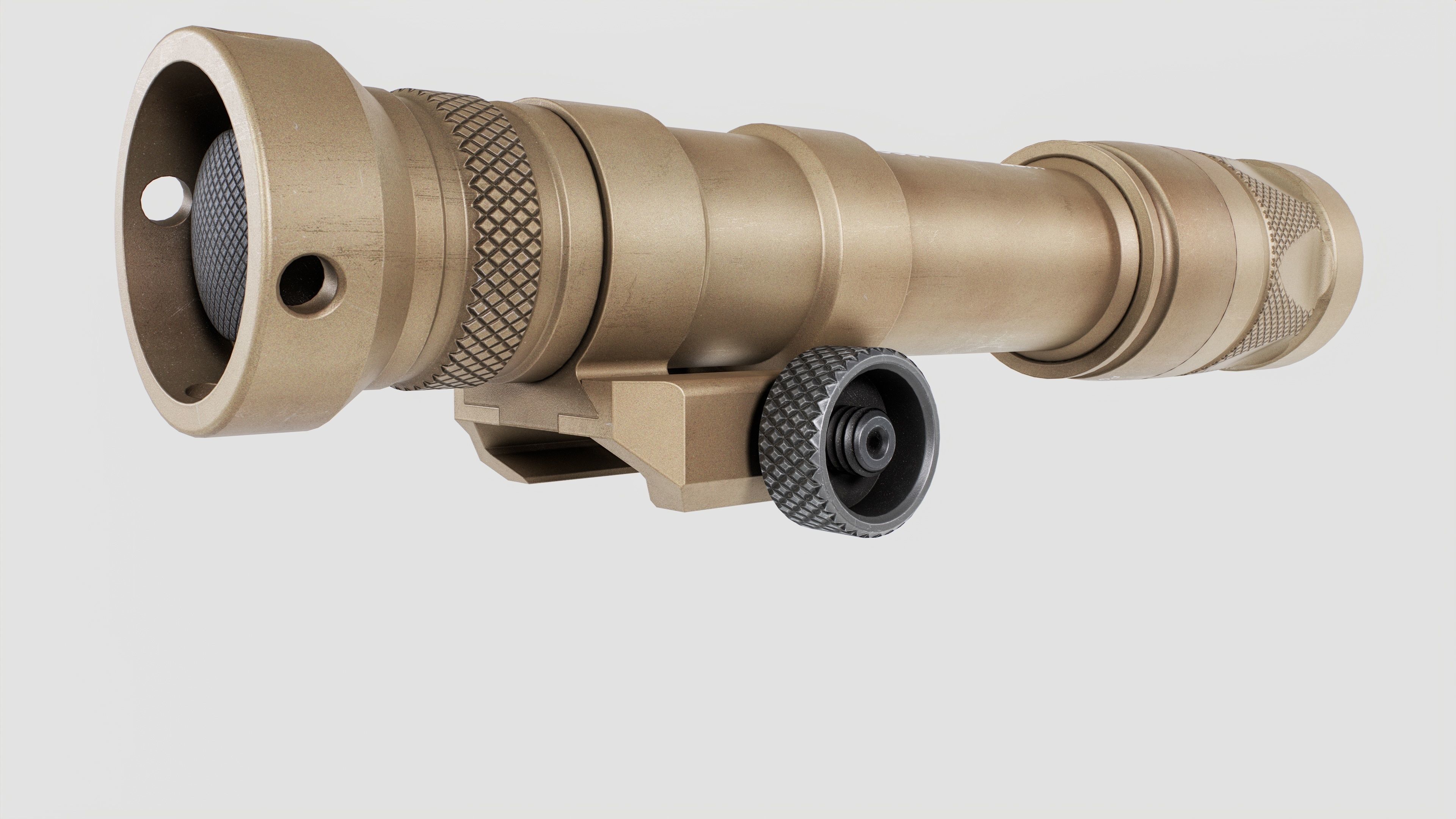 Surefire M600V LED IR Scout Rifle Weapon Mounted Light Low-poly 3D model_29