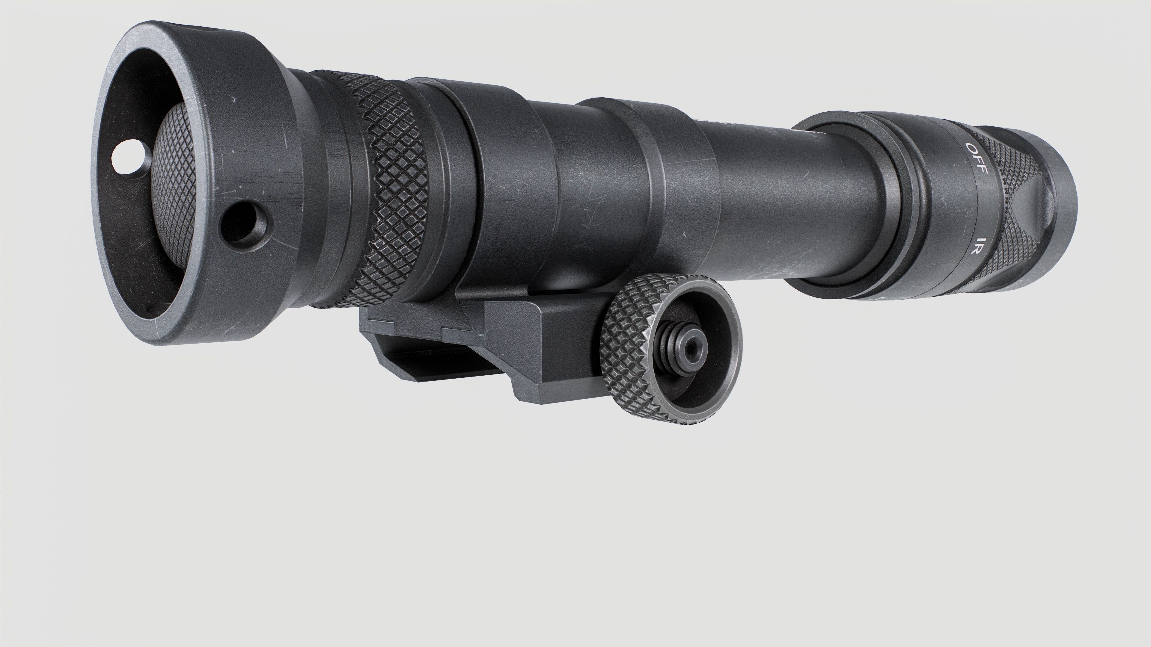 Surefire M600V LED IR Scout Rifle Weapon Mounted Light Low-poly 3D model_28