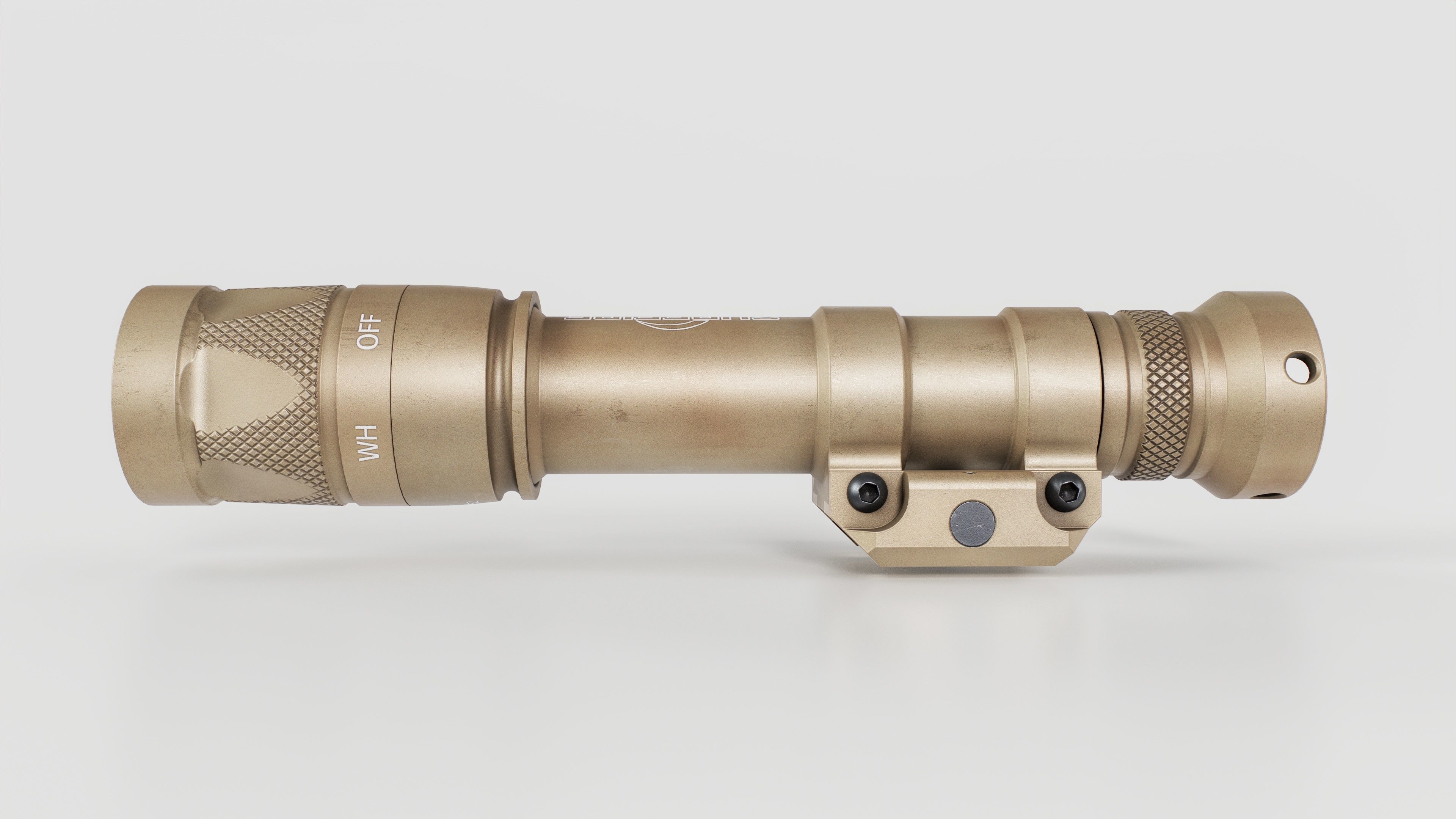 Surefire M600V LED IR Scout Rifle Weapon Mounted Light Low-poly 3D model_7