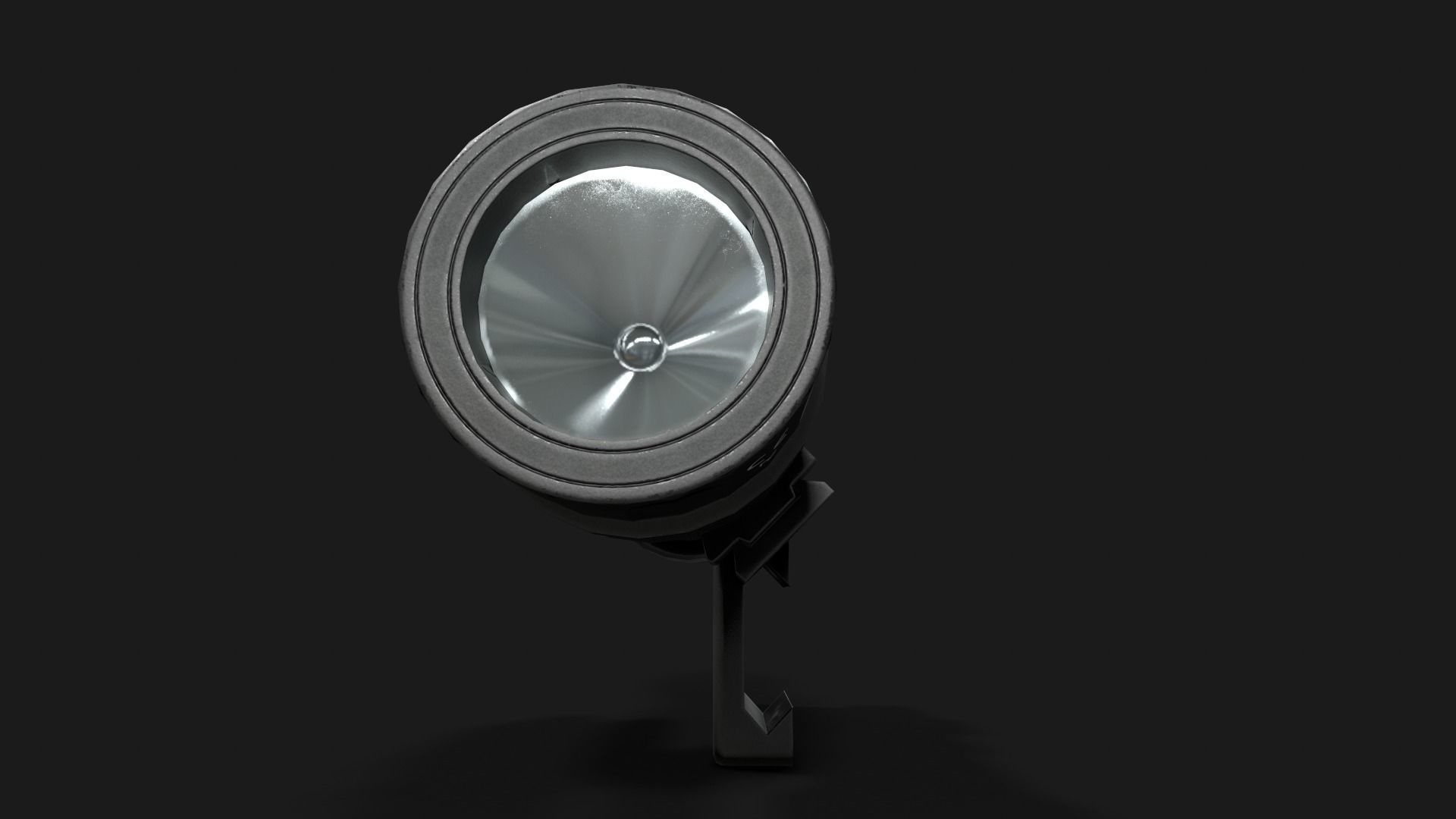 Surefire M952V LED IR Scout Rifle Weapon Mounted Light Low-poly 3D model_27