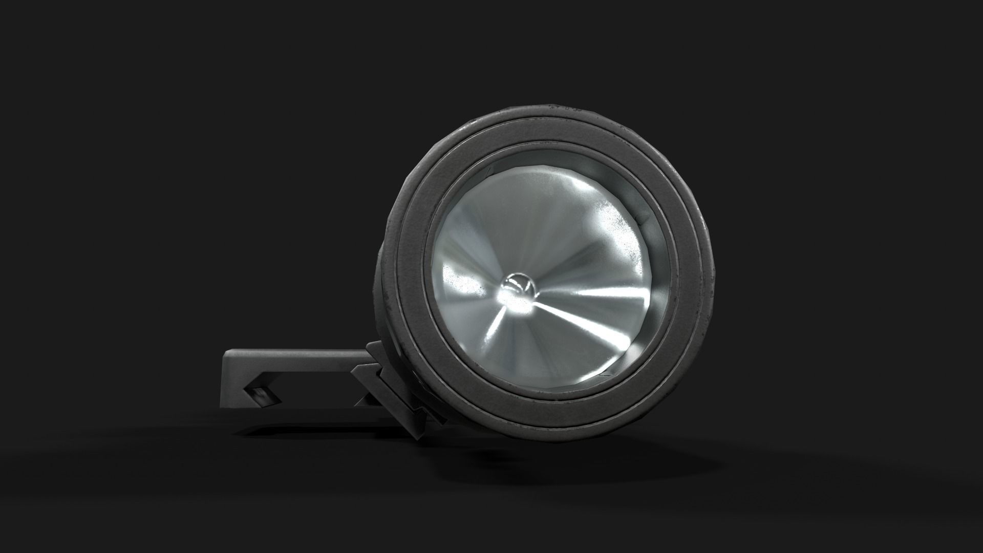 Surefire M952V LED IR Scout Rifle Weapon Mounted Light Low-poly 3D model_35