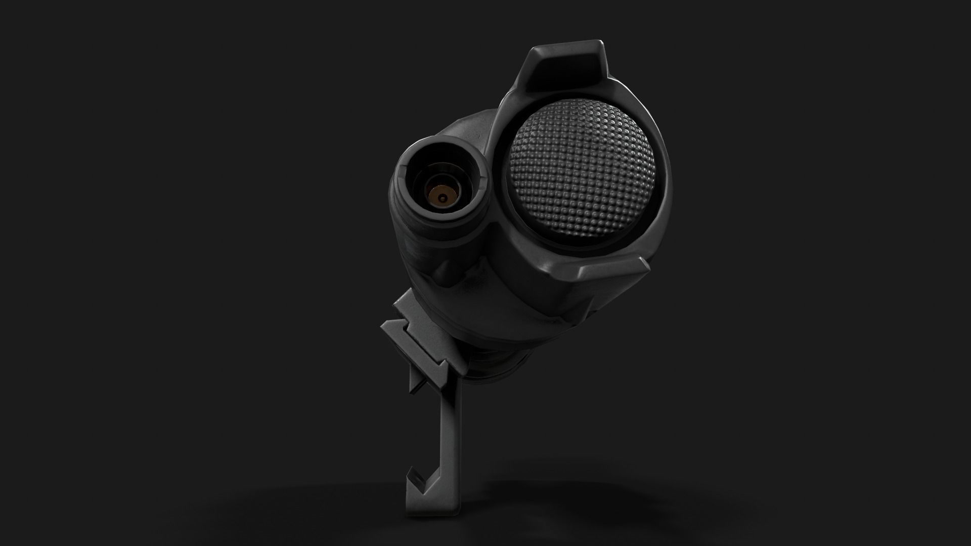 Surefire M952V LED IR Scout Rifle Weapon Mounted Light Low-poly 3D model_23