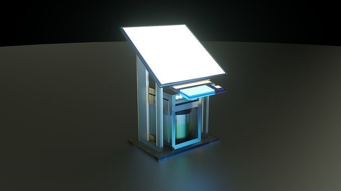 Futuristic Computer 3D model