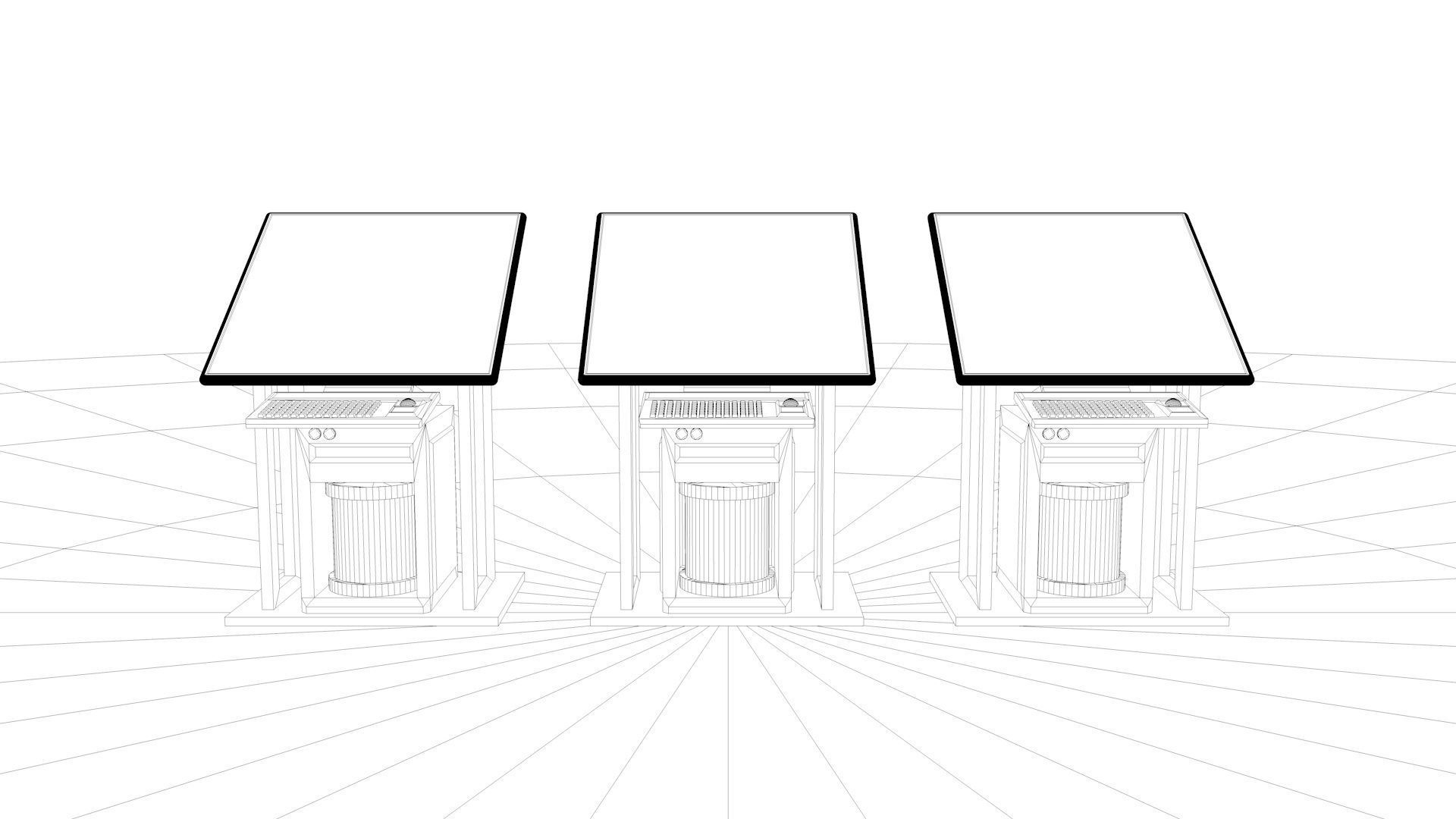 Futuristic Computer 3D model_4