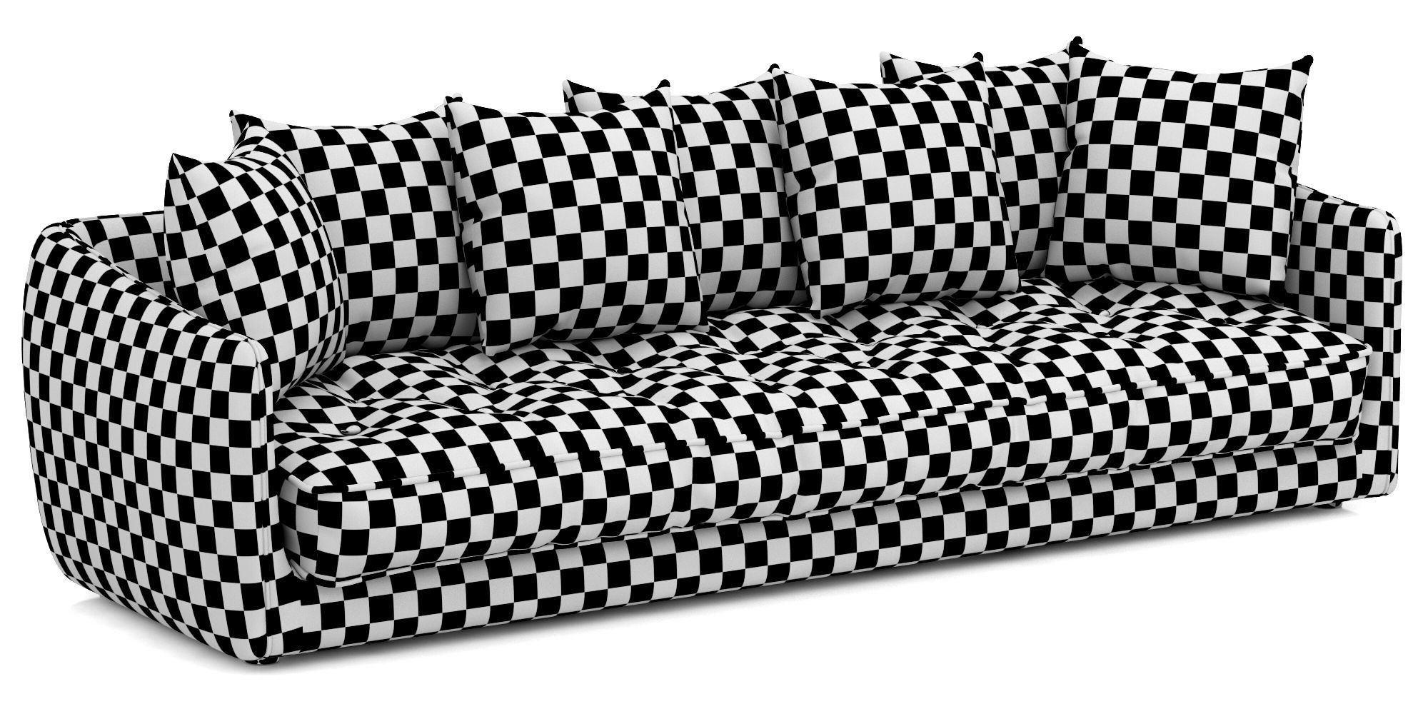 Roche Bobois COCOON LARGE 3-SEAT SOFA 3D model_8