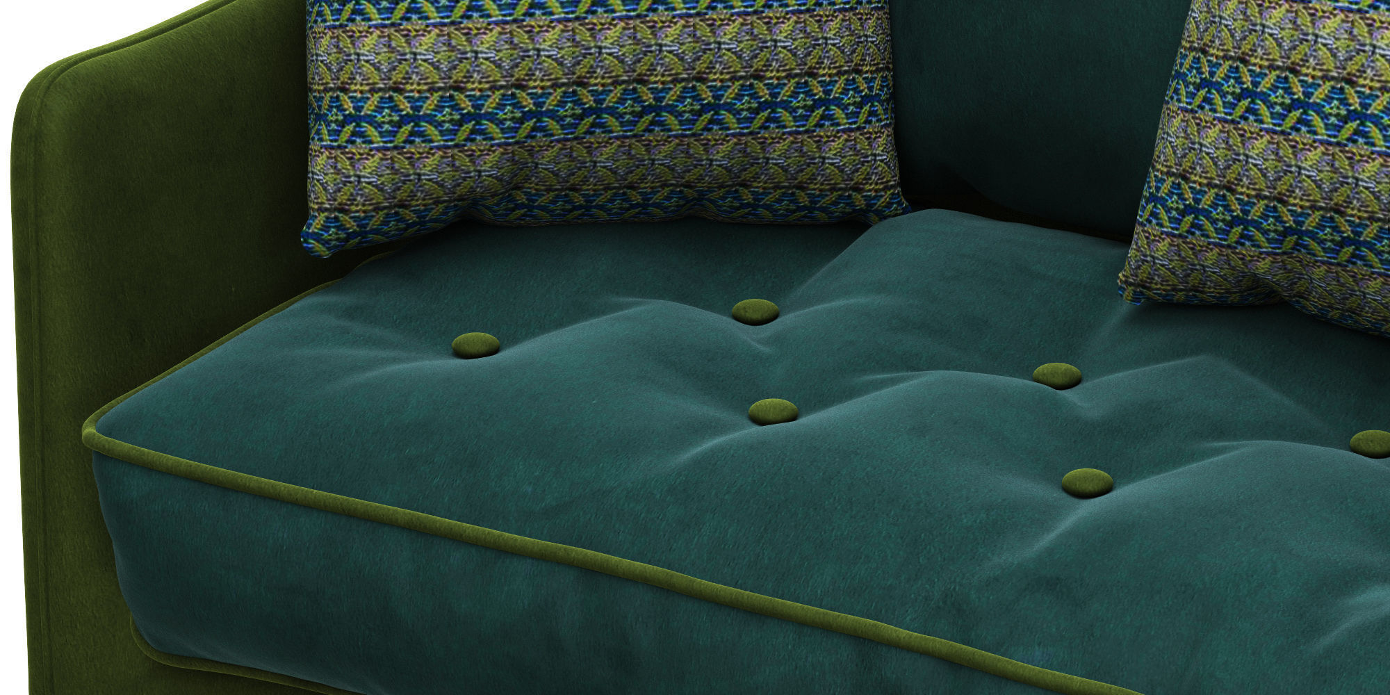 Roche Bobois COCOON LARGE 3-SEAT SOFA 3D model_3