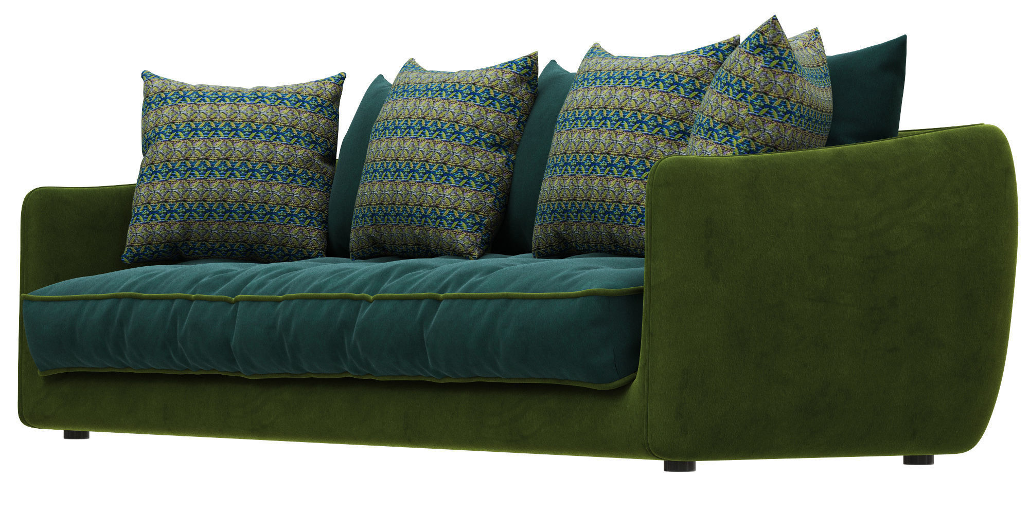 Roche Bobois COCOON LARGE 3-SEAT SOFA 3D model_2