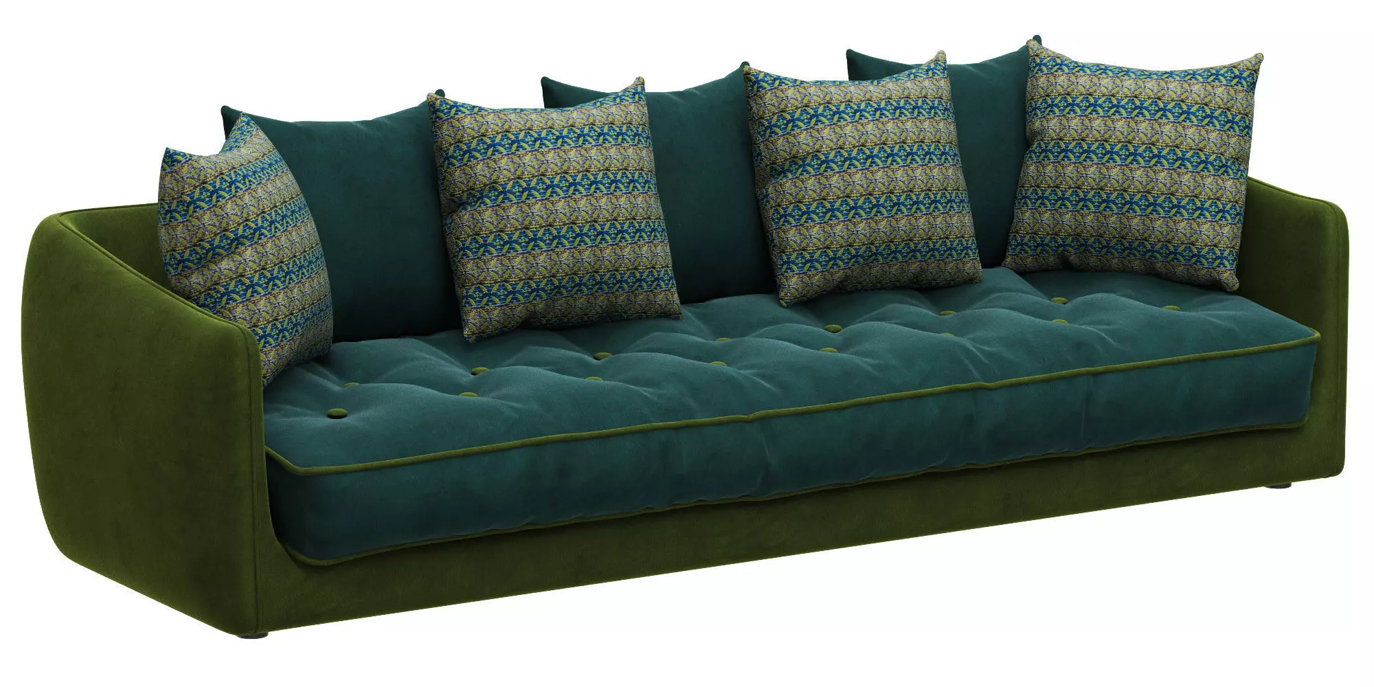 Roche Bobois COCOON LARGE 3-SEAT SOFA 3D model_0