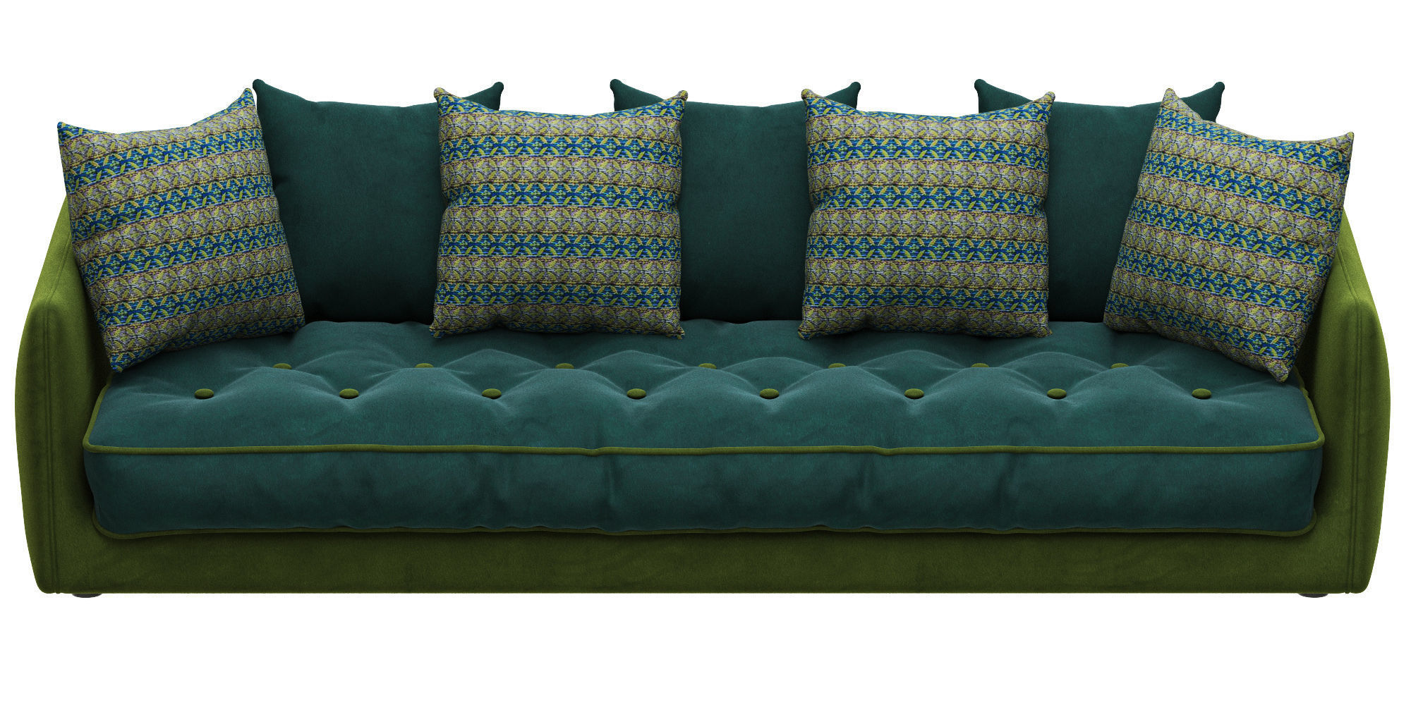 Roche Bobois COCOON LARGE 3-SEAT SOFA 3D model_6