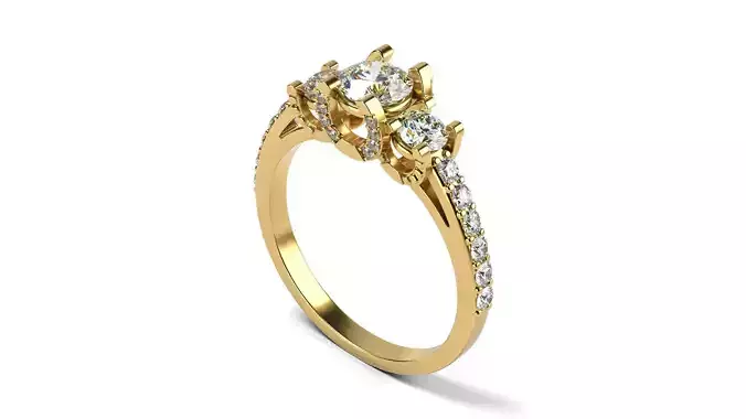 Lucky Engagement Ring