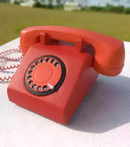 Tele- Old Retro Telephone