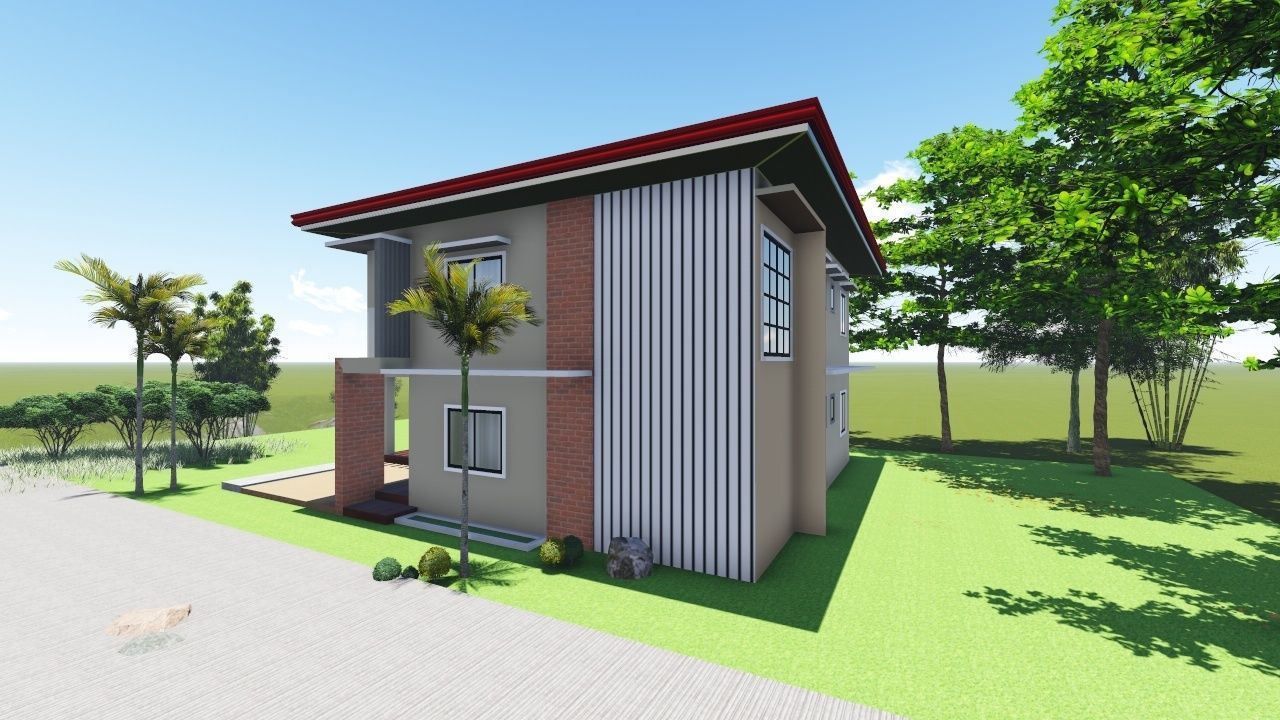 Residential Design Free 3D model_1