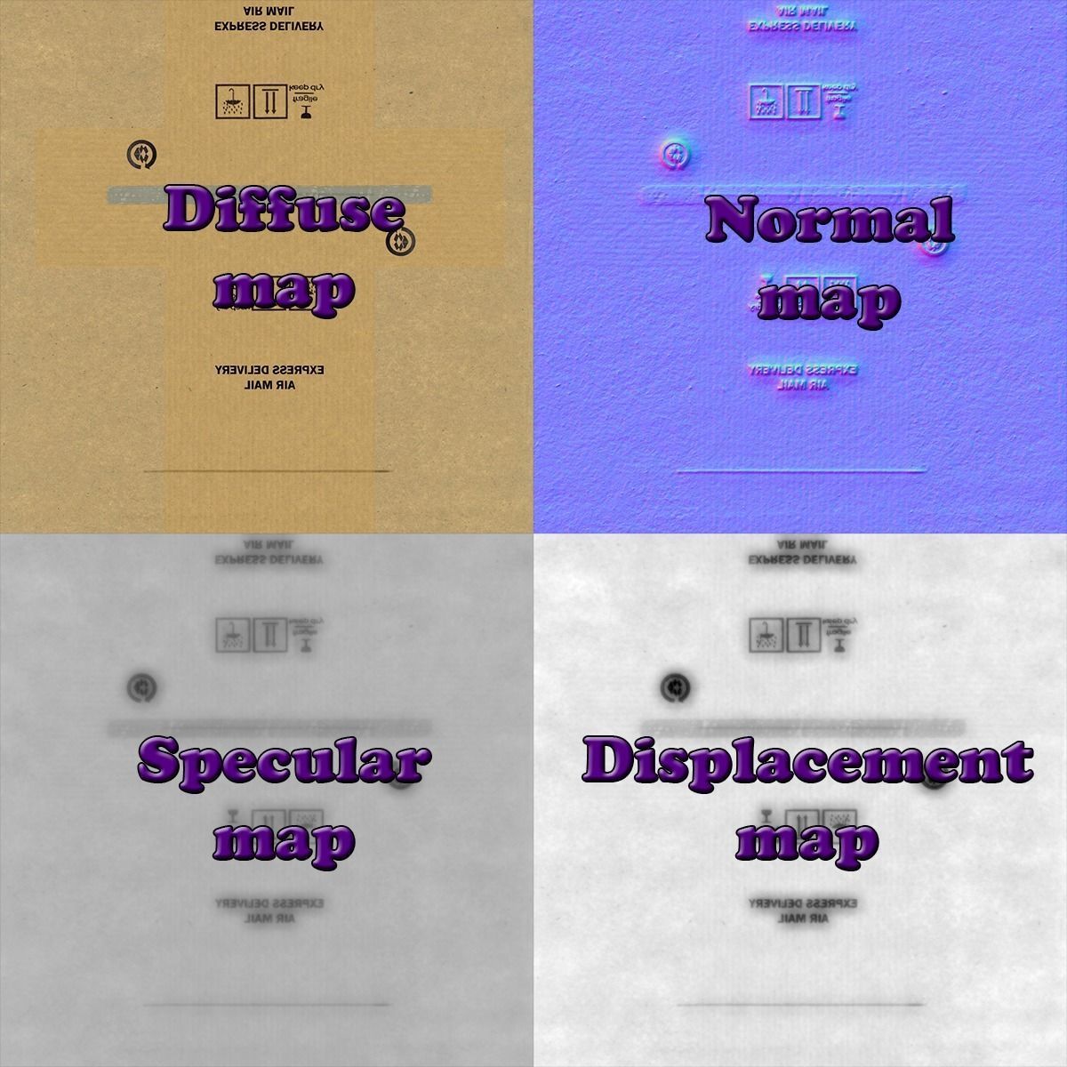 Euro Pallet Type 3 Low-poly 3D model_16