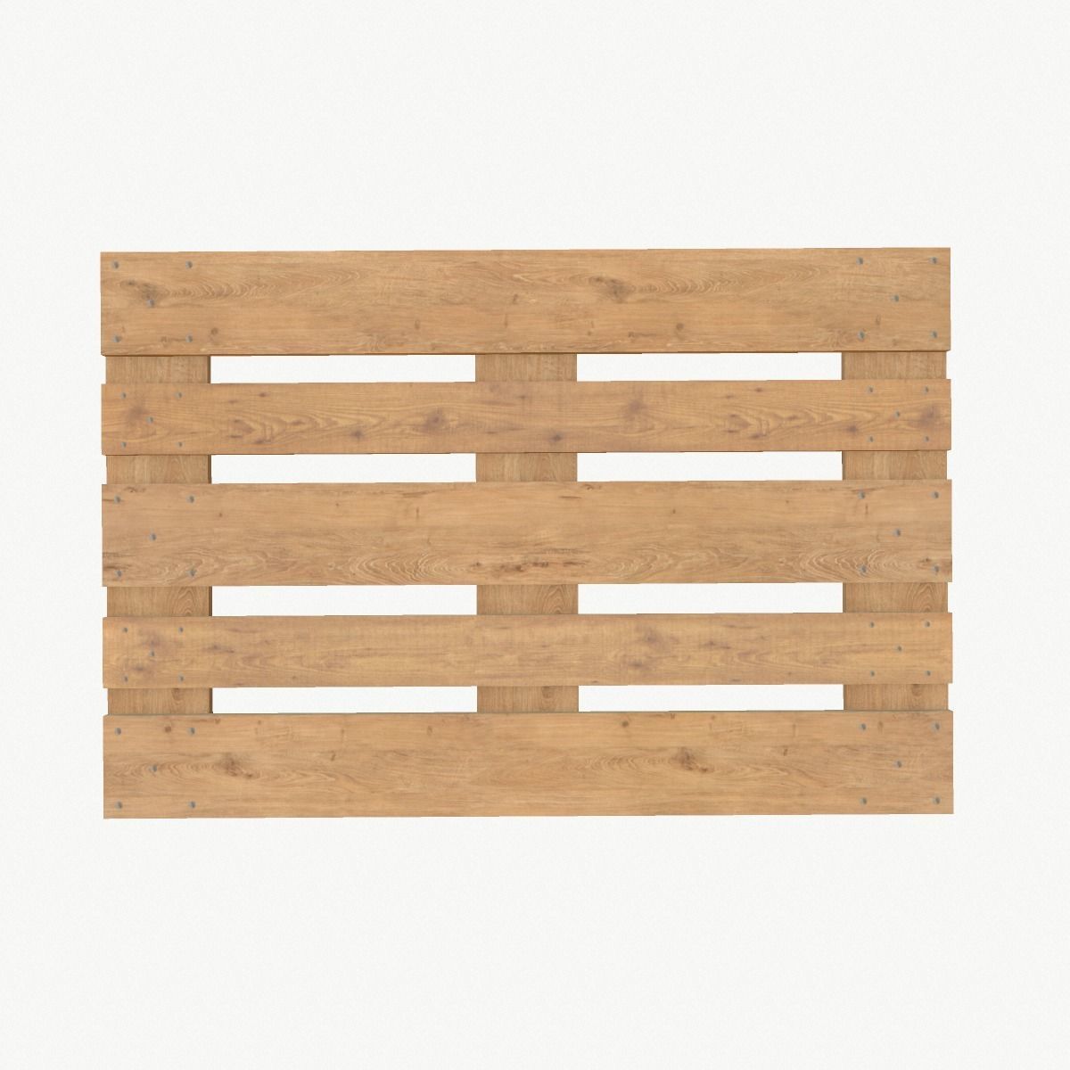 Euro Pallet Type 3 Low-poly 3D model_9