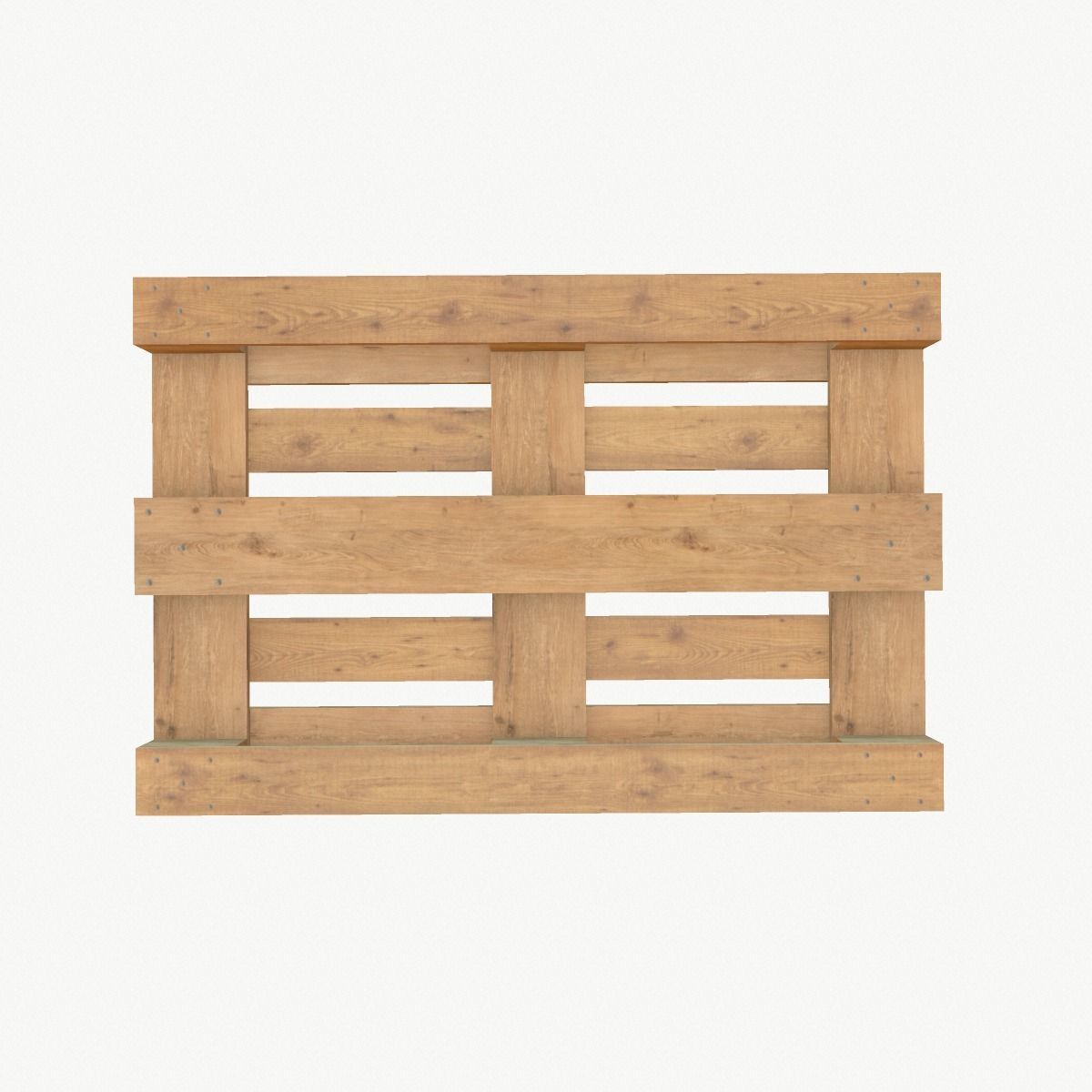 Euro Pallet Type 3 Low-poly 3D model_10