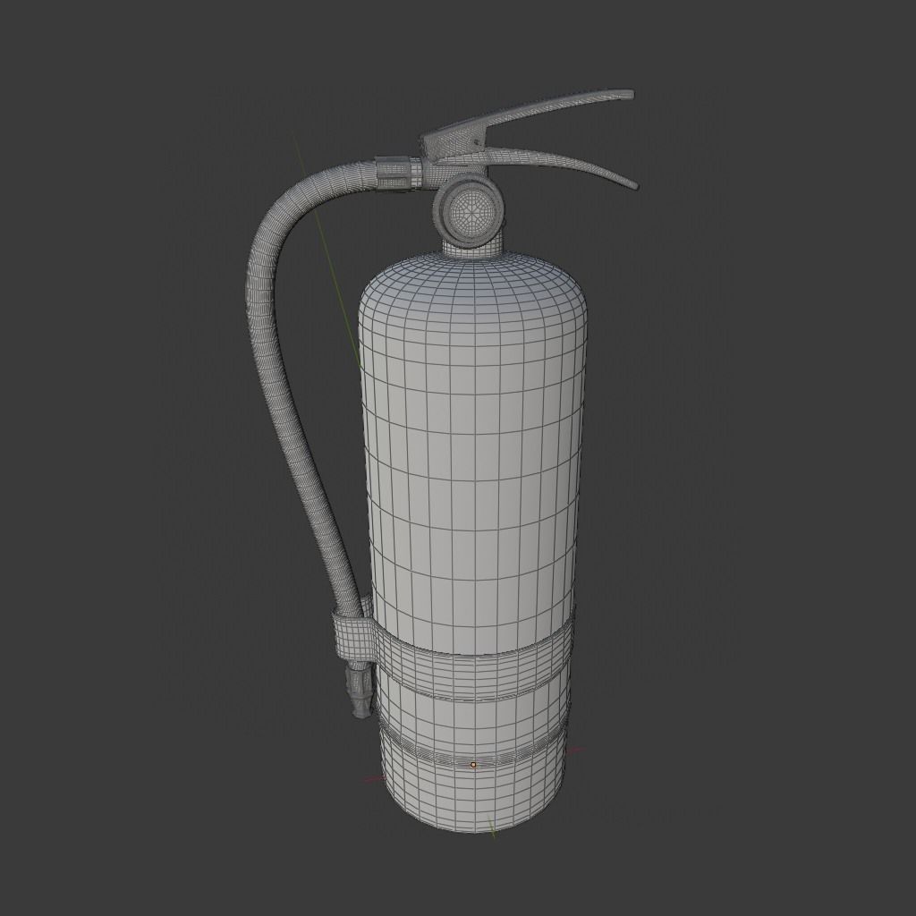 Fire Extinguisher 3D model_2
