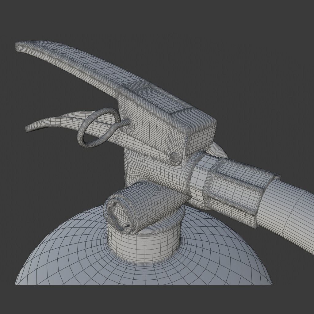 Fire Extinguisher 3D model_8