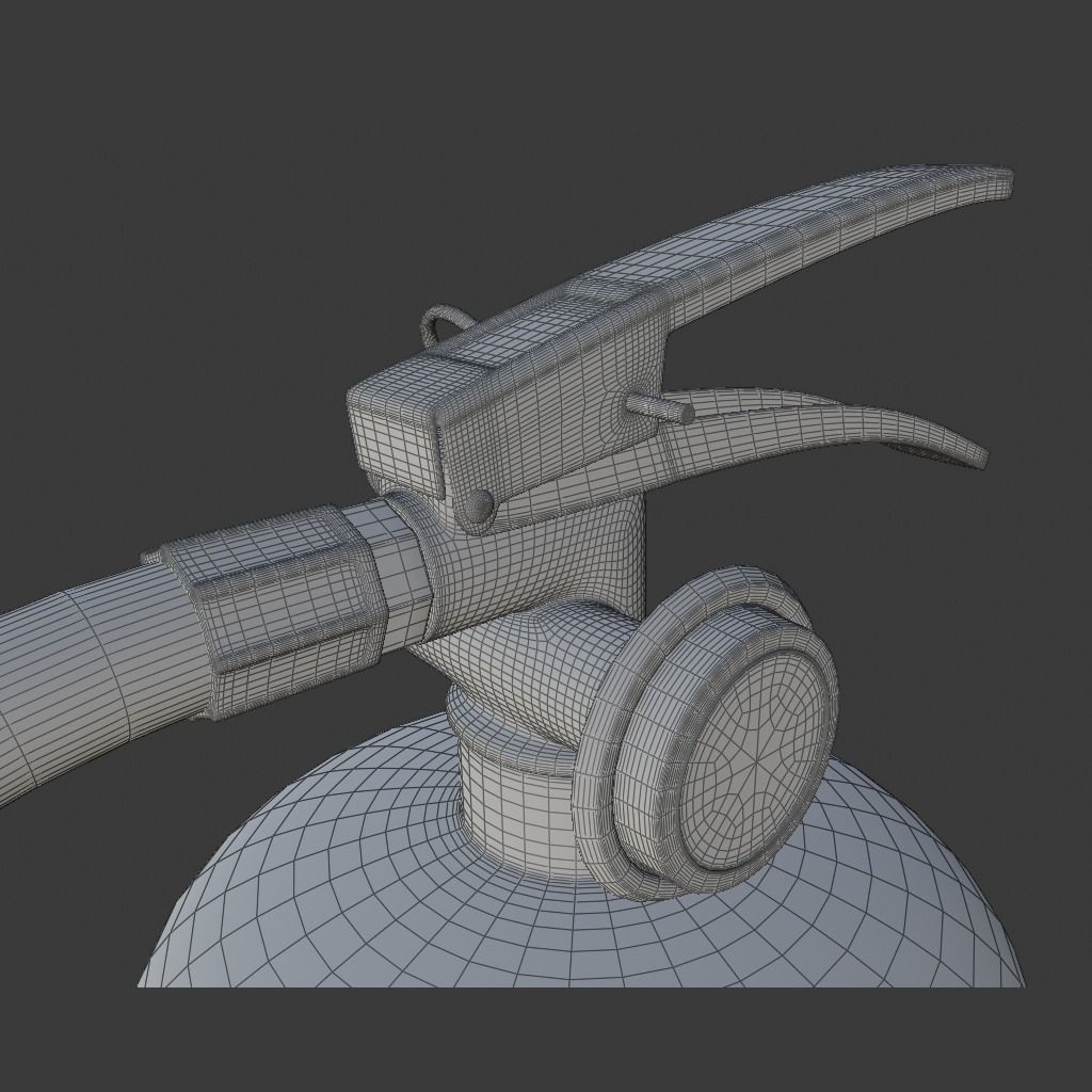 Fire Extinguisher 3D model_9