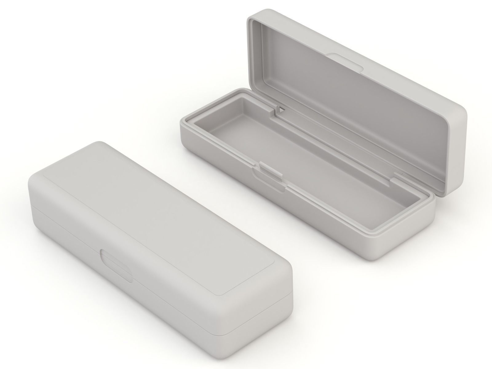 Harmonica with Box 3D model_15