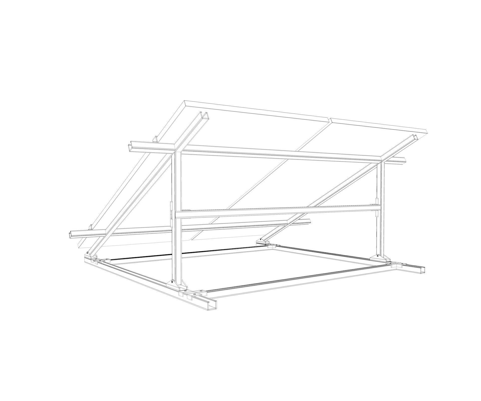 solar panels 3D model_6