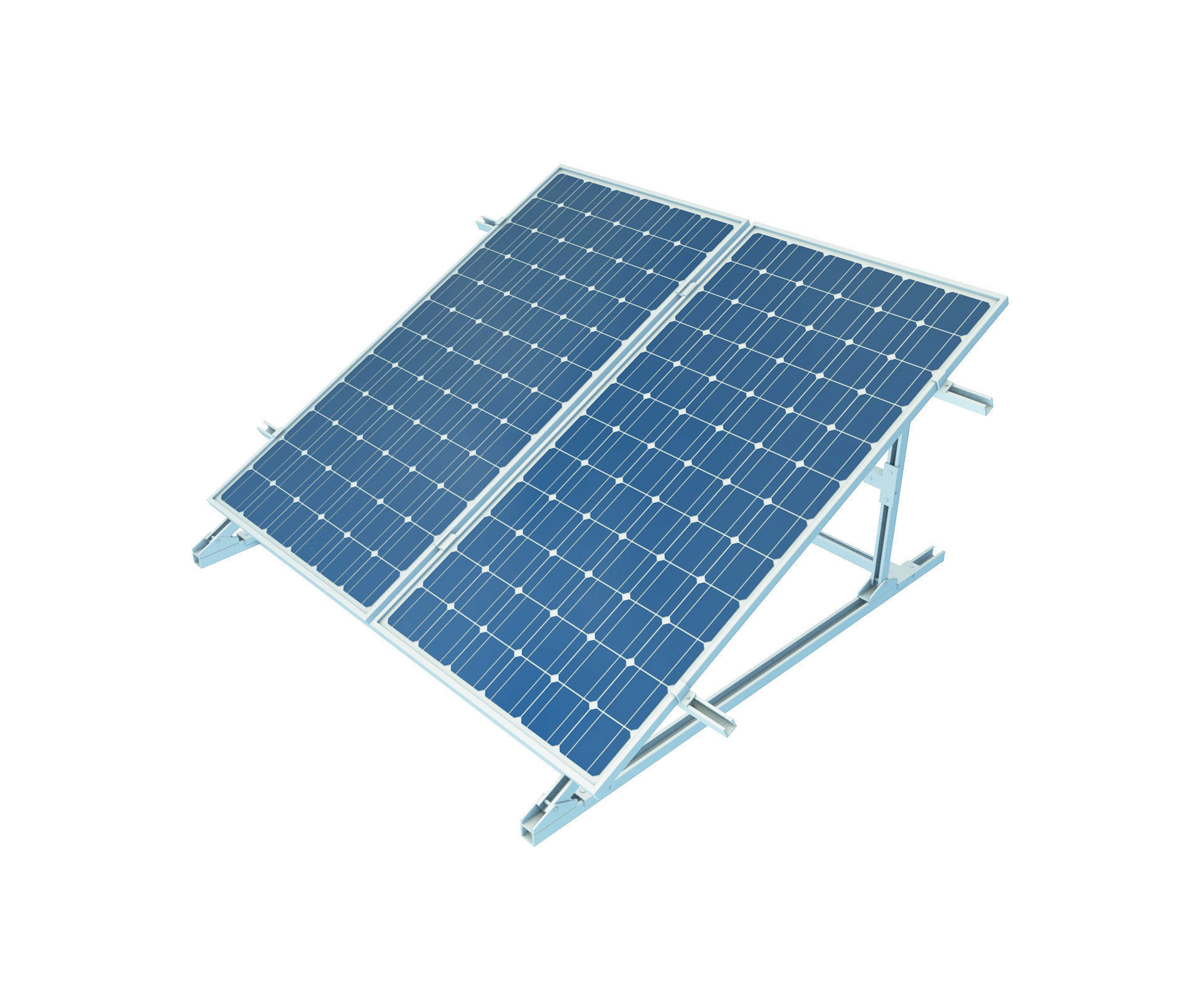 solar panels 3D model_1
