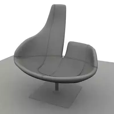 Fjord grey Scanline 3D model