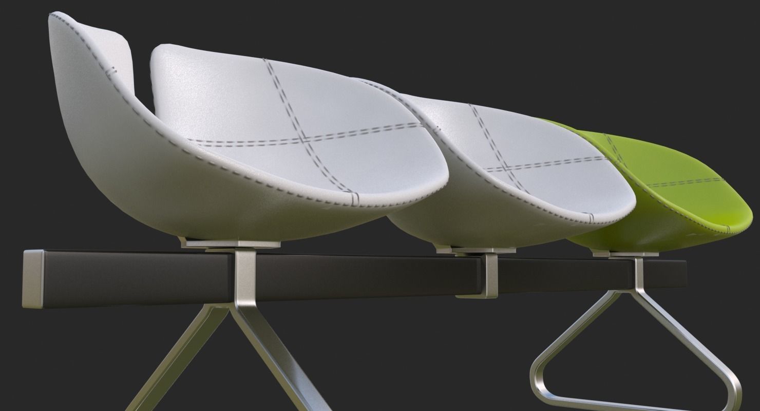 Fjord Bench Sistema Mental Ray 3D model_11