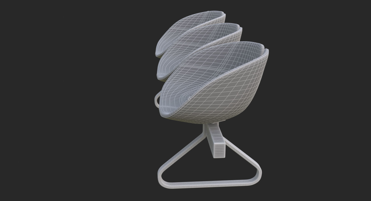 Fjord Bench Sistema Mental Ray 3D model_81