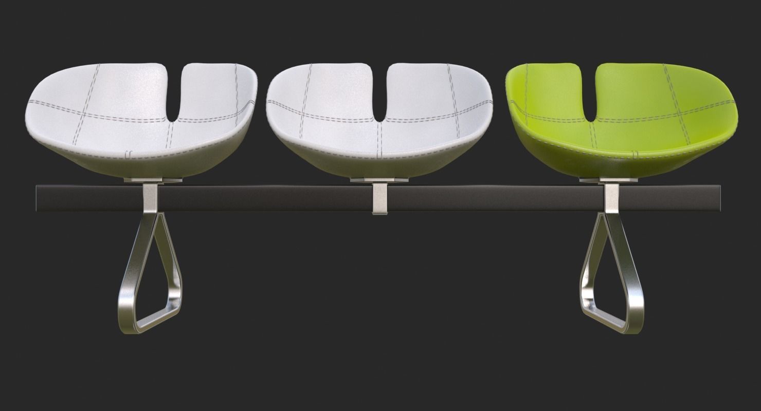 Fjord Bench Sistema Mental Ray 3D model_3
