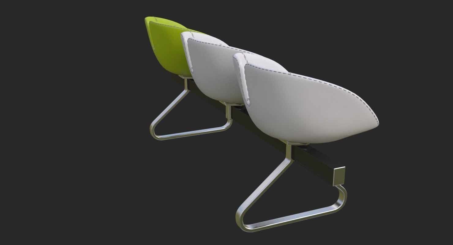 Fjord Bench Sistema Mental Ray 3D model_29