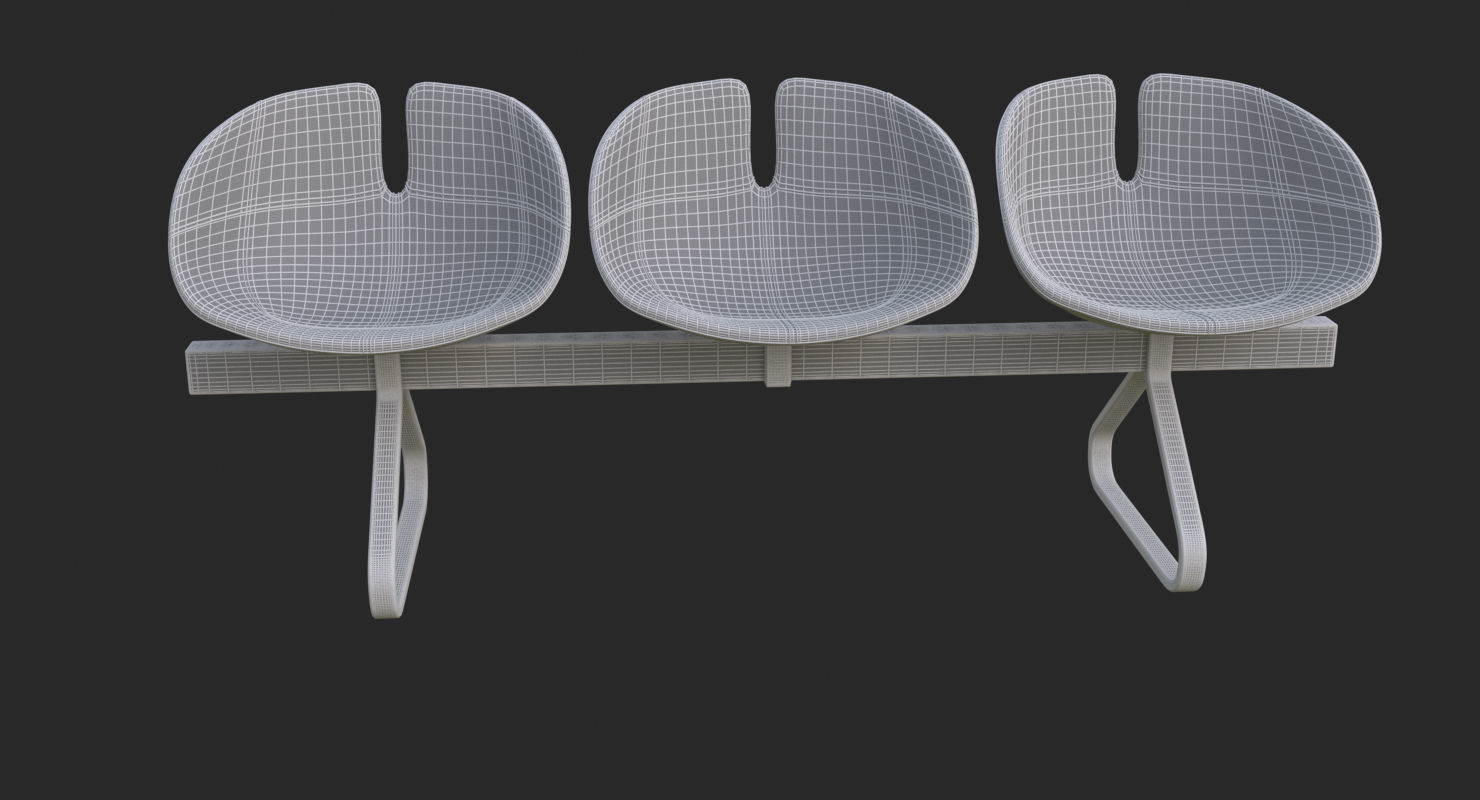 Fjord Bench Sistema Mental Ray 3D model_90