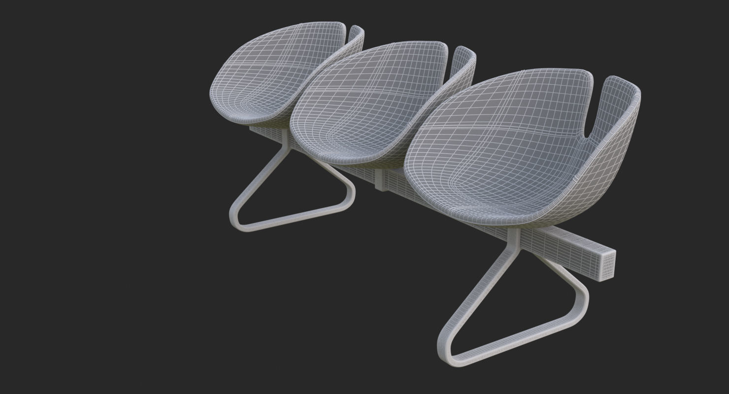 Fjord Bench Sistema Mental Ray 3D model_84