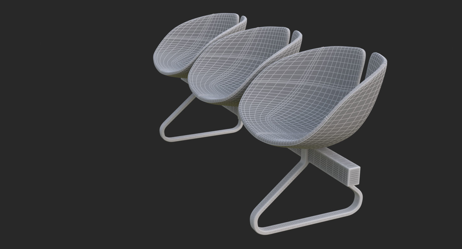 Fjord Bench Sistema Mental Ray 3D model_83