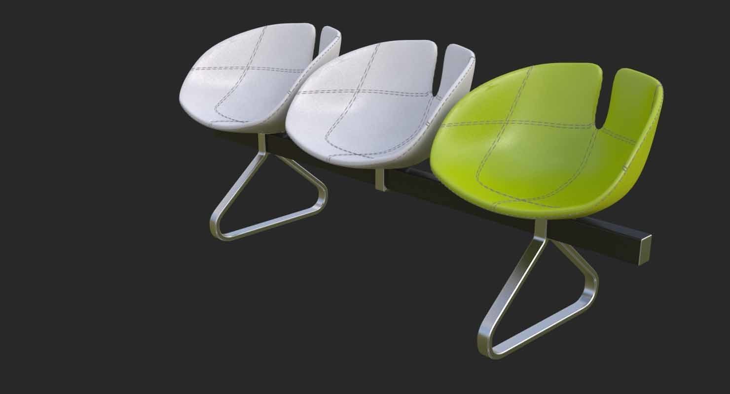 Fjord Bench Sistema Mental Ray 3D model_49