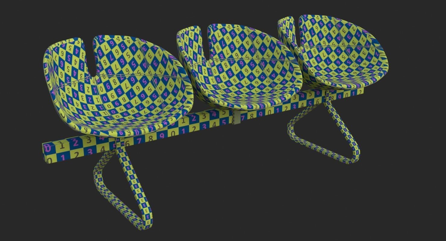 Fjord Bench Sistema Mental Ray 3D model_17