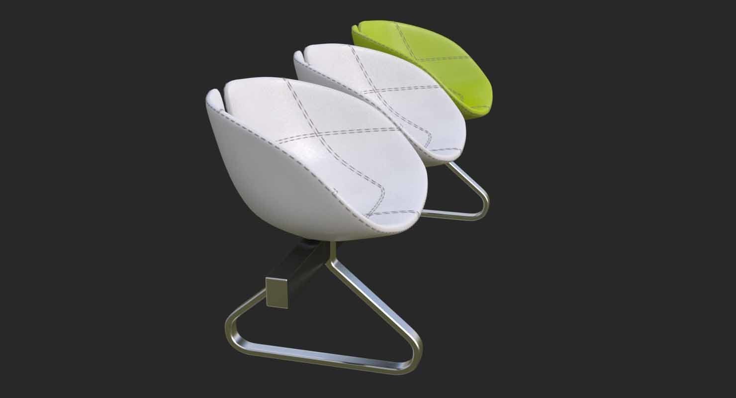 Fjord Bench Sistema Mental Ray 3D model_25