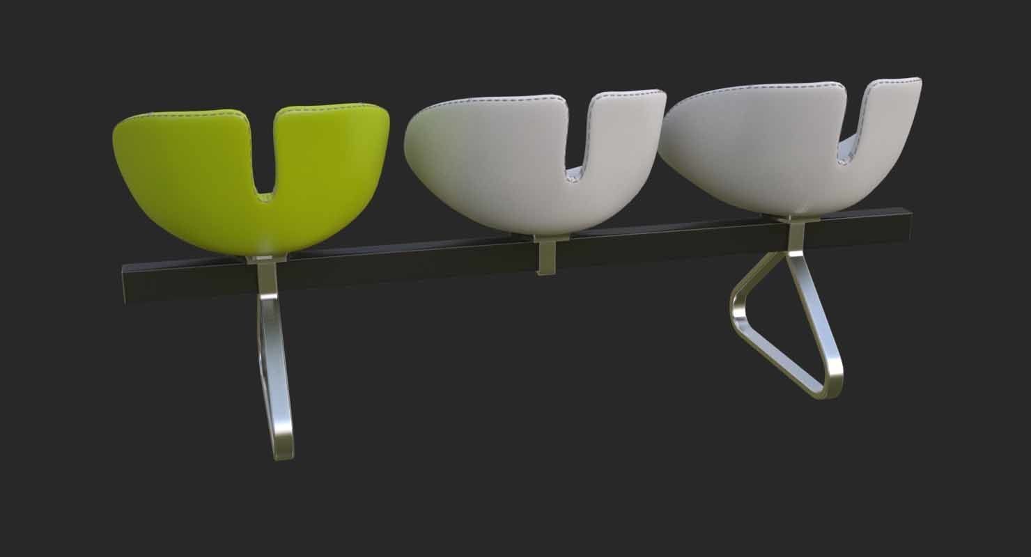 Fjord Bench Sistema Mental Ray 3D model_37