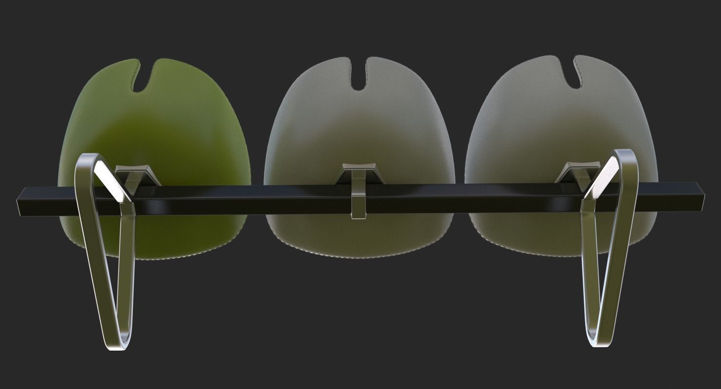 Fjord Bench Sistema Mental Ray 3D model_9