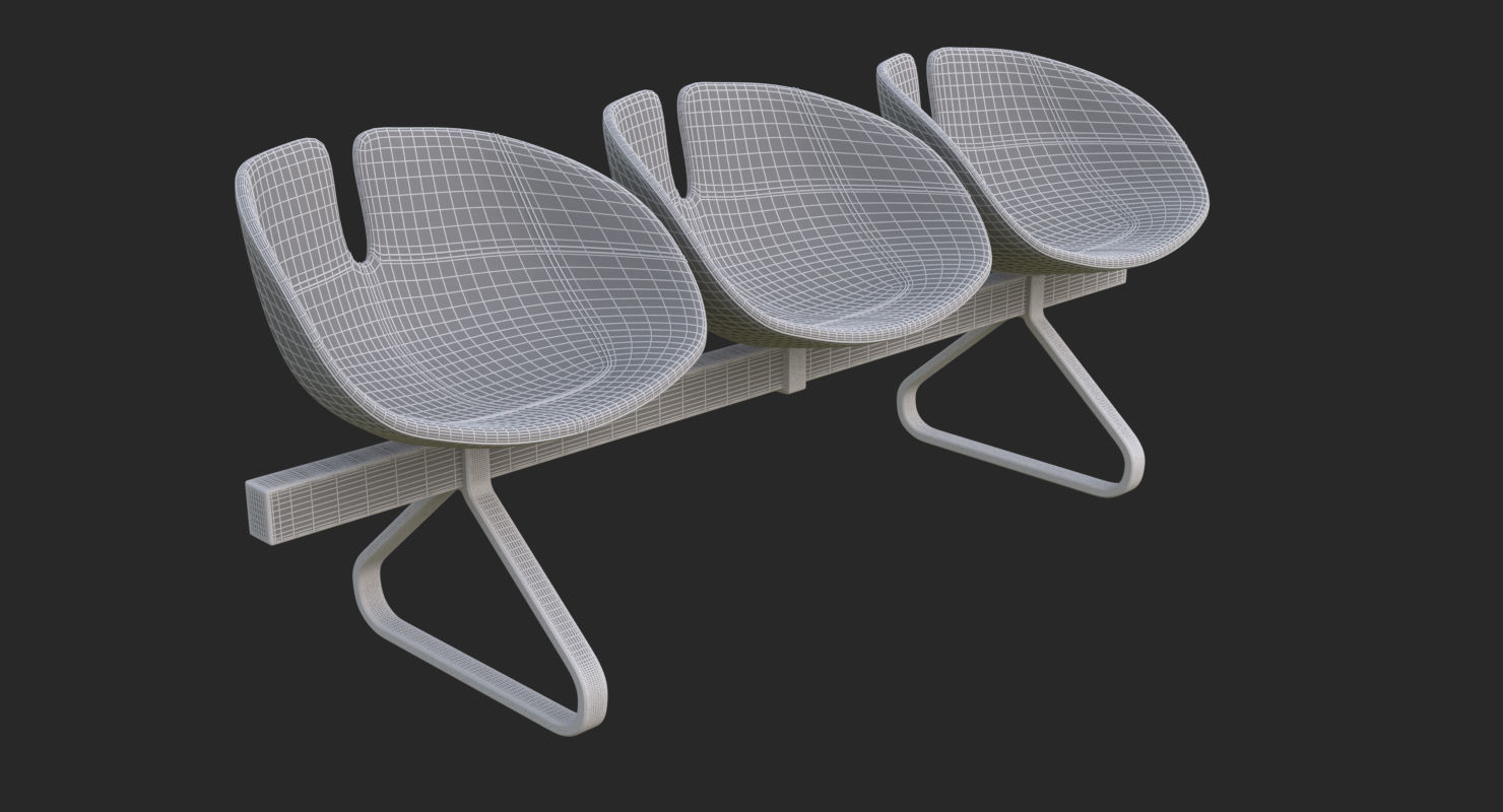Fjord Bench Sistema Mental Ray 3D model_58