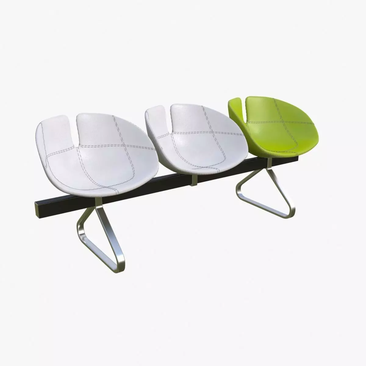 Fjord Bench Sistema Mental Ray 3D model_0