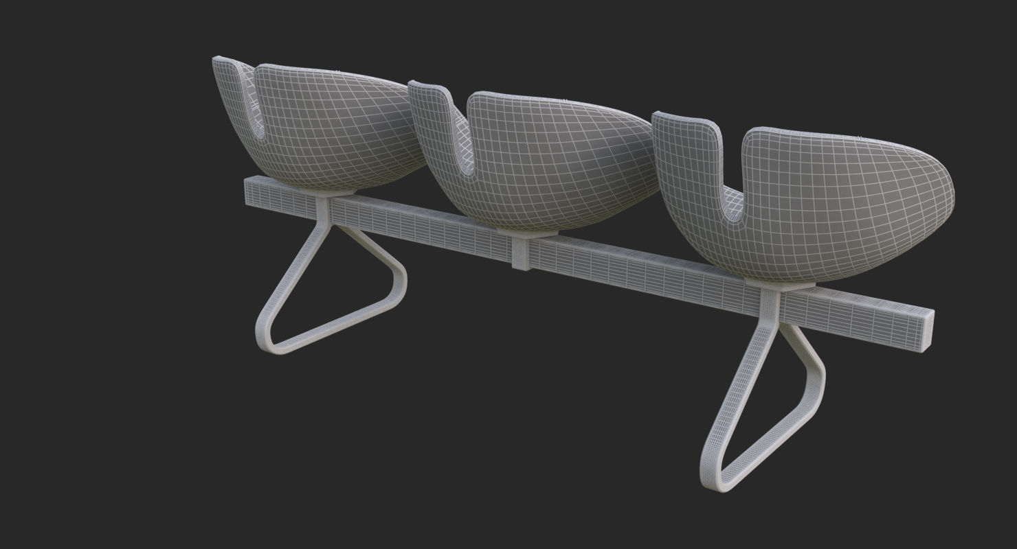 Fjord Bench Sistema Mental Ray 3D model_68