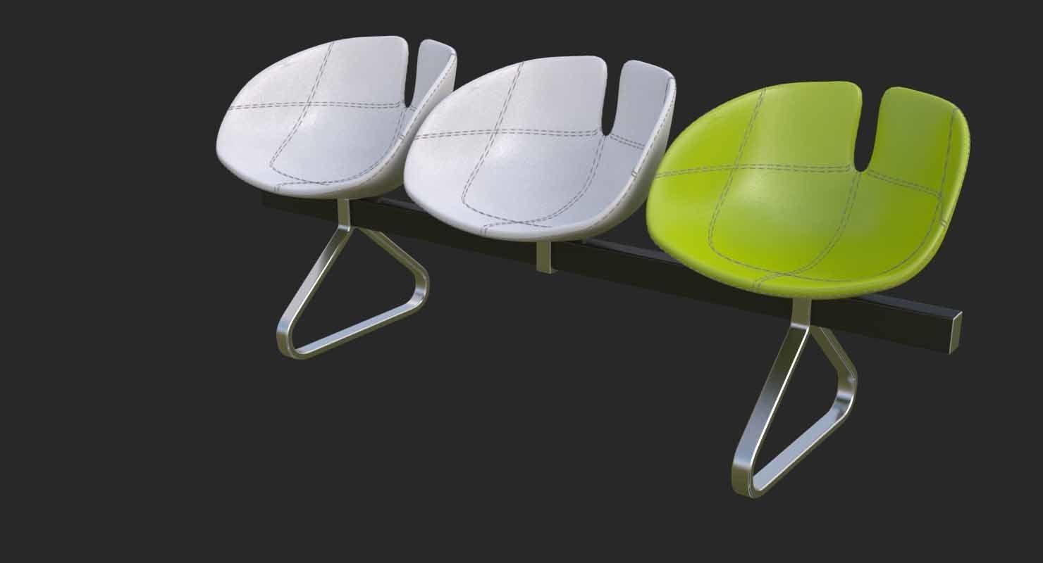 Fjord Bench Sistema Mental Ray 3D model_50