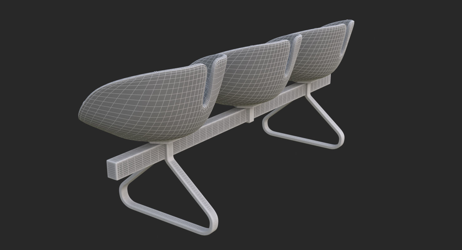 Fjord Bench Sistema Mental Ray 3D model_77