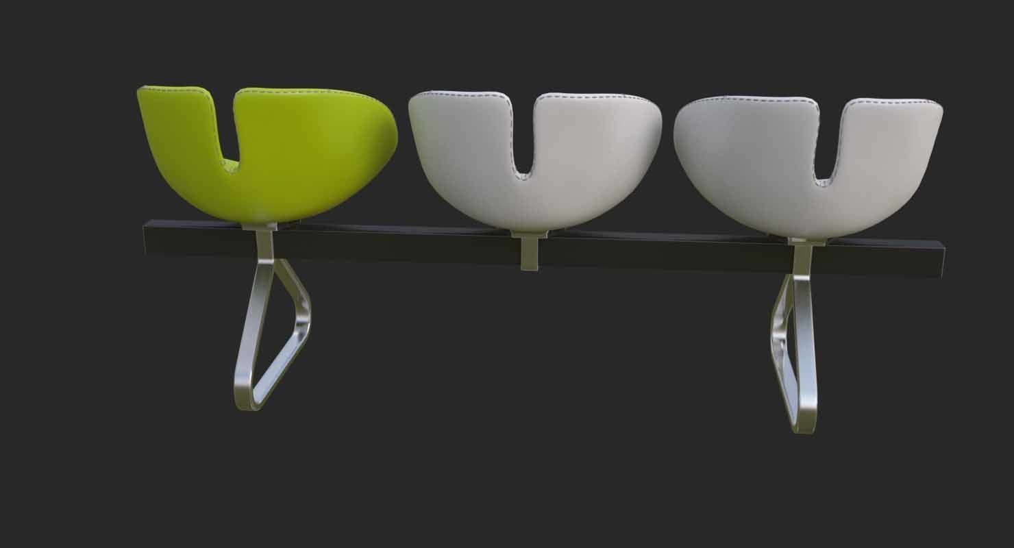 Fjord Bench Sistema Mental Ray 3D model_35