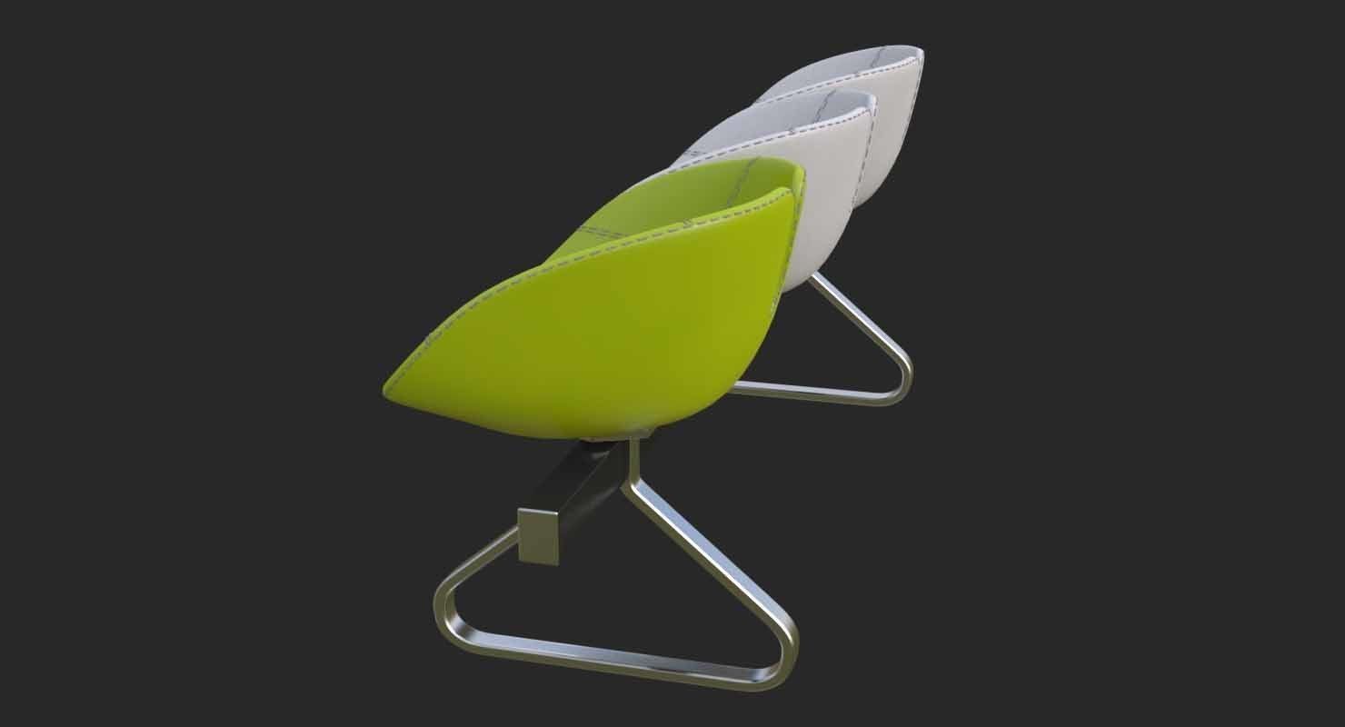 Fjord Bench Sistema Mental Ray 3D model_43