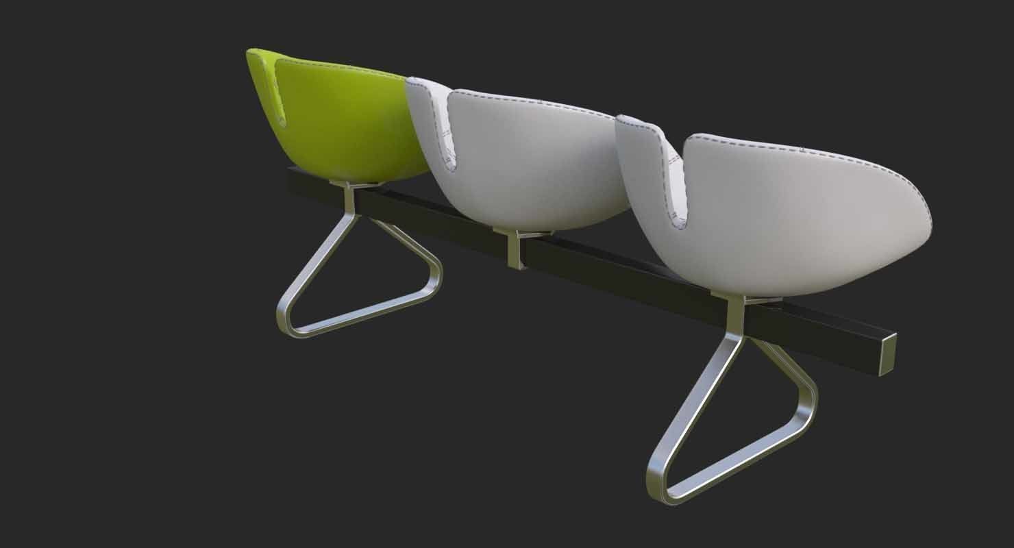 Fjord Bench Sistema Mental Ray 3D model_31