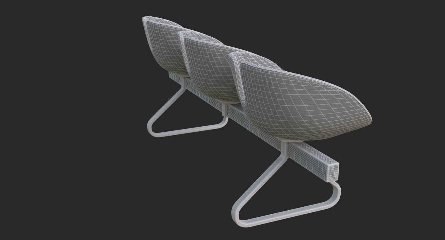 Fjord Bench Sistema Mental Ray 3D model_65